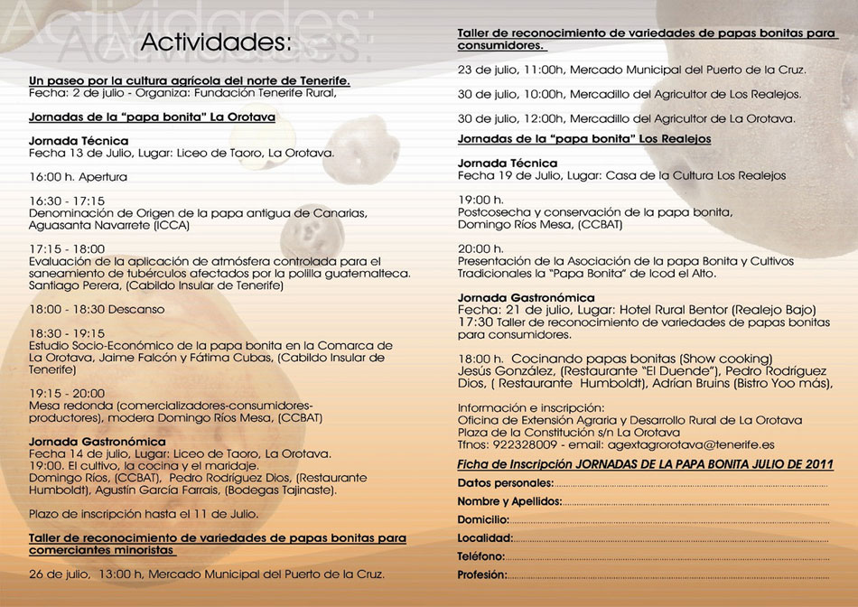 Mes de la Papa Bonita