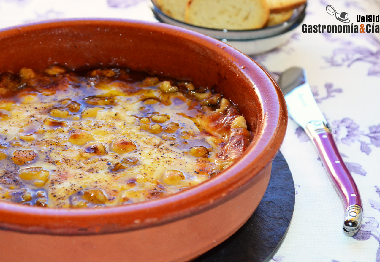 Provolone con mermelada de higos y frutos secos