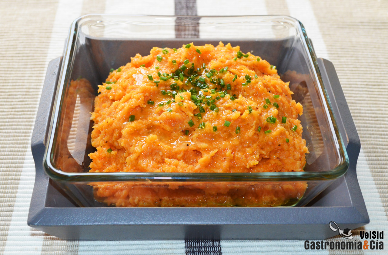 Puré rústico de boniato