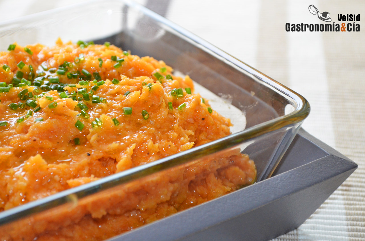 Puré rústico de boniato