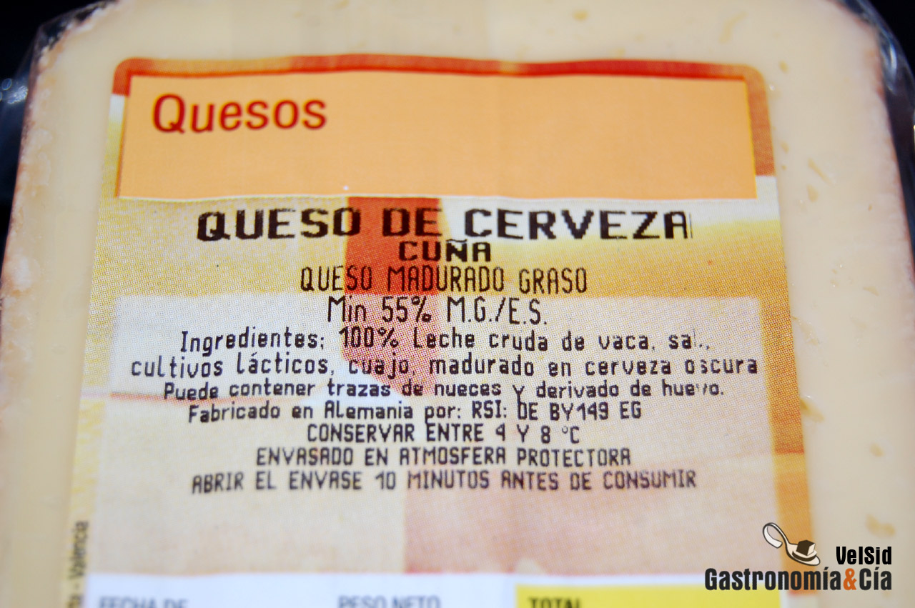 Queso de cerveza