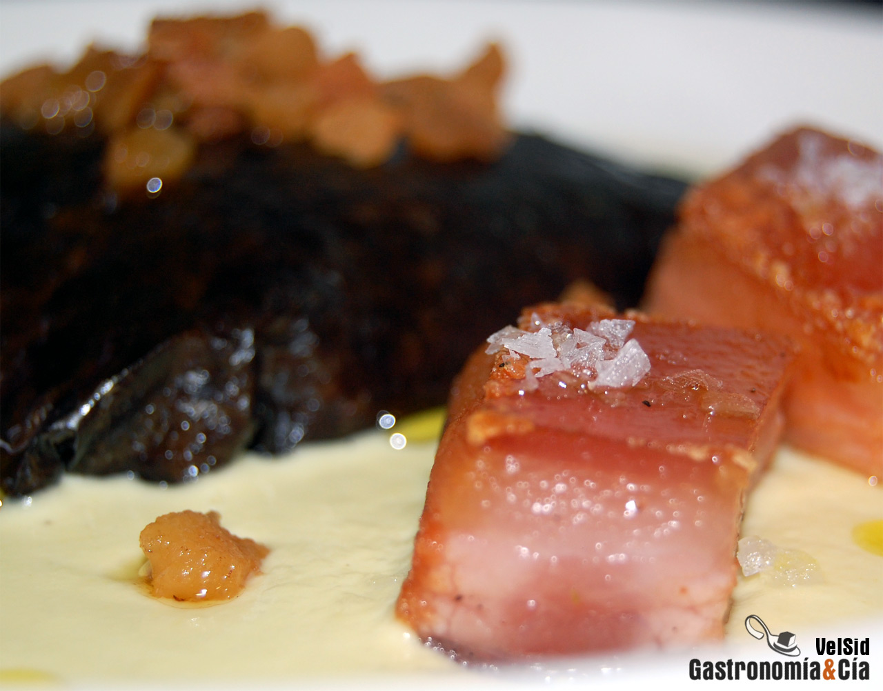 Ravioli de coliflor y panceta