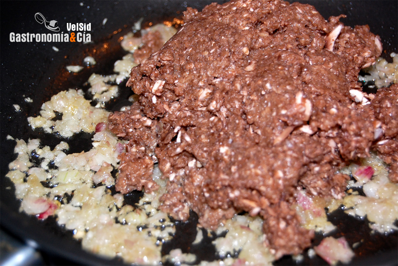 Champiñones Duxelles