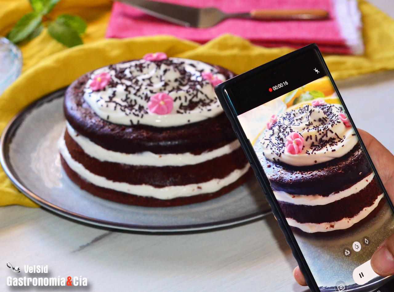 Tarta Red Velvet saludable