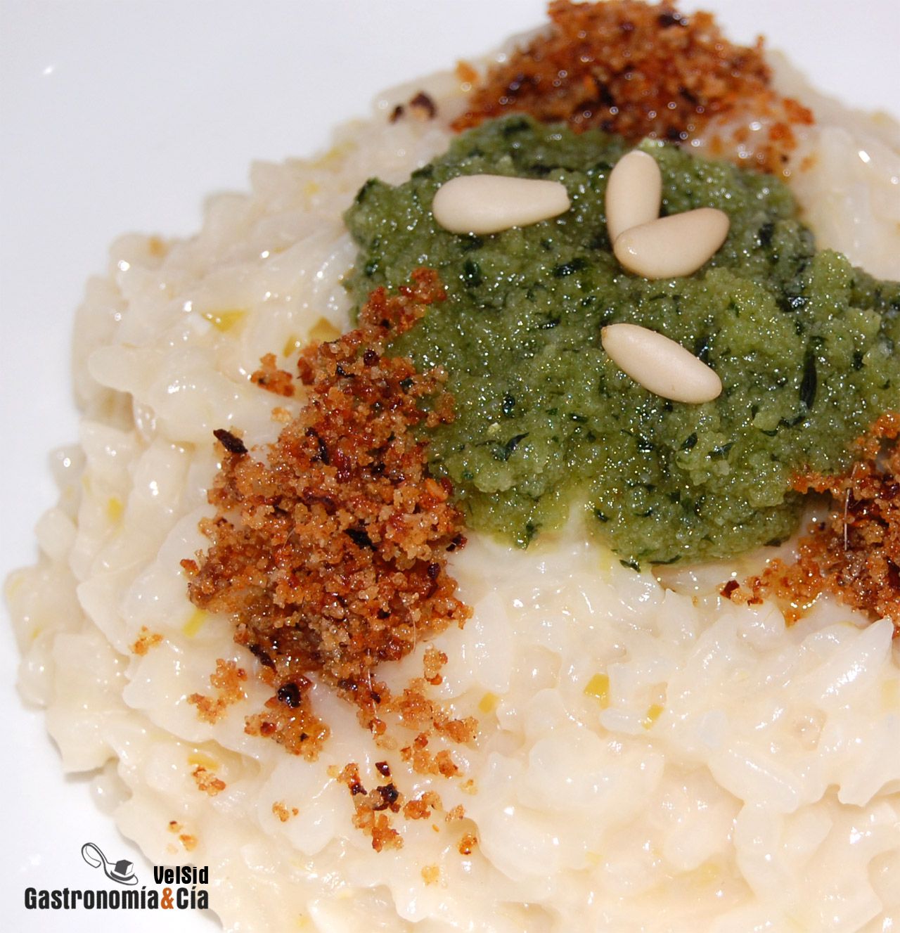 Risotto al pesto