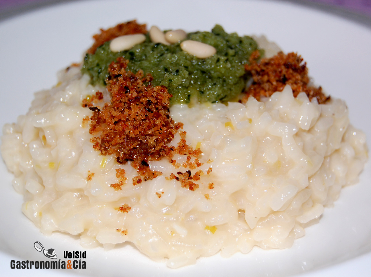 Risotto al pesto