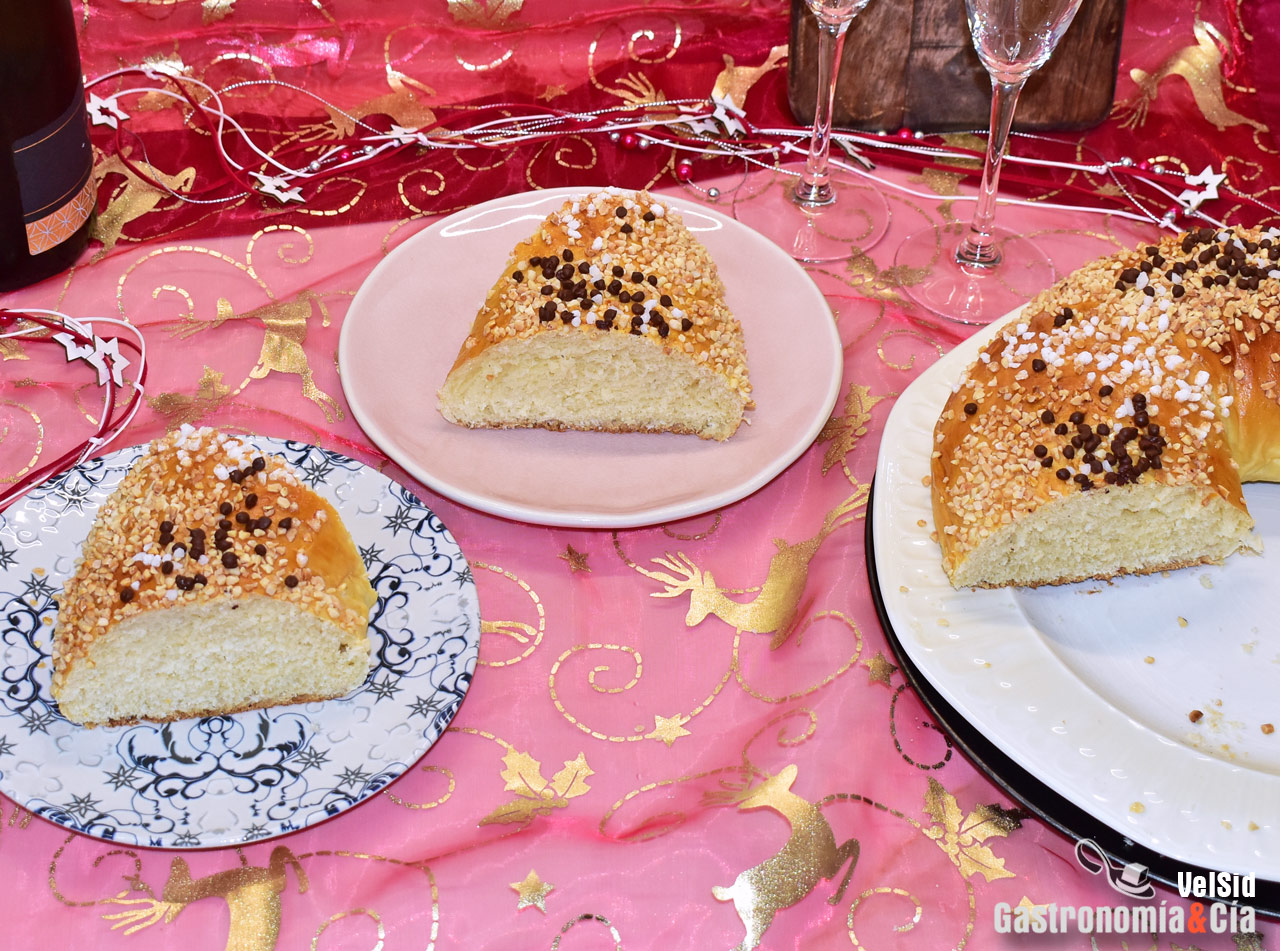 Roscón de Reyes con prefermento
