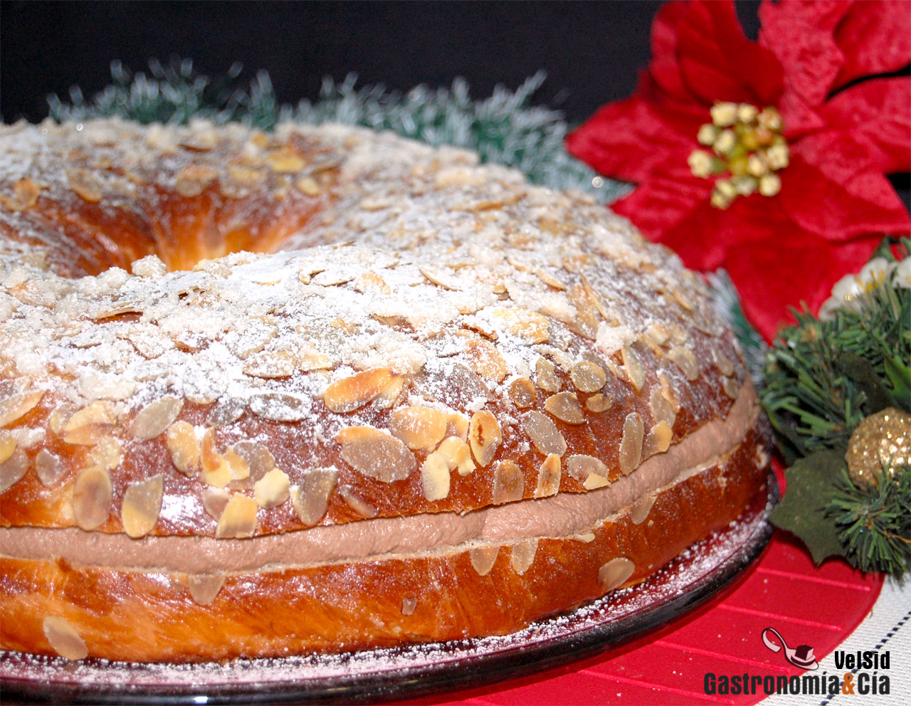 Roscón de Reyes relleno