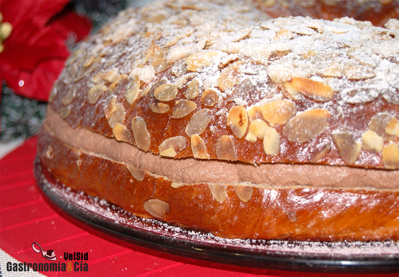 Roscón de Reyes relleno
