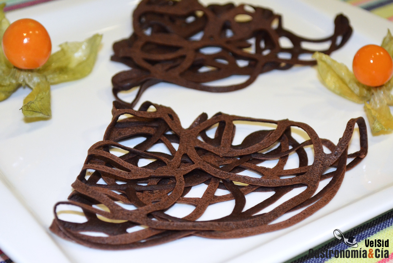 Roti jala de chocolate y avellana