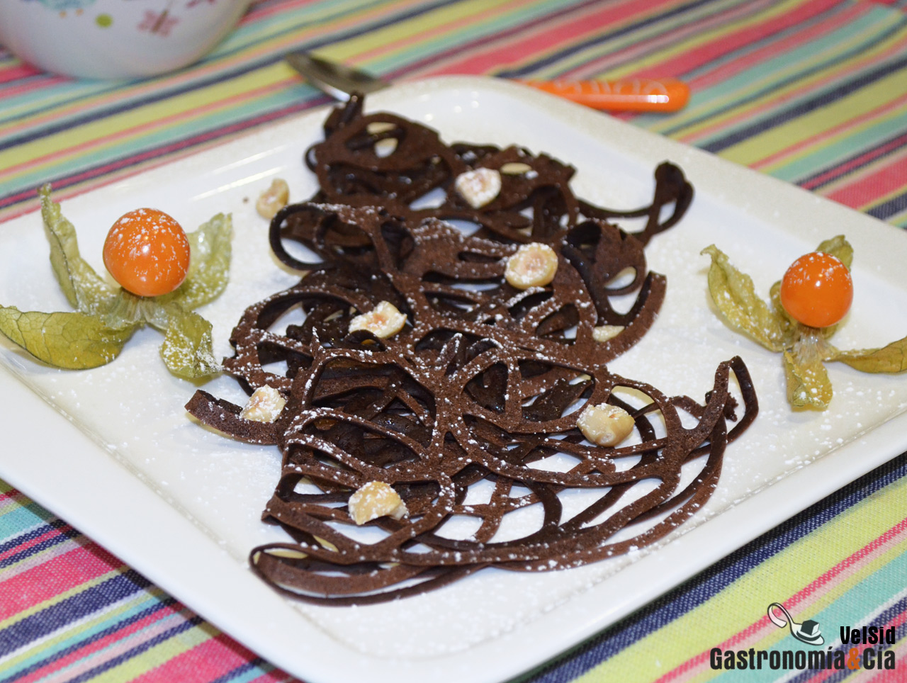 Roti jala de chocolate y avellana