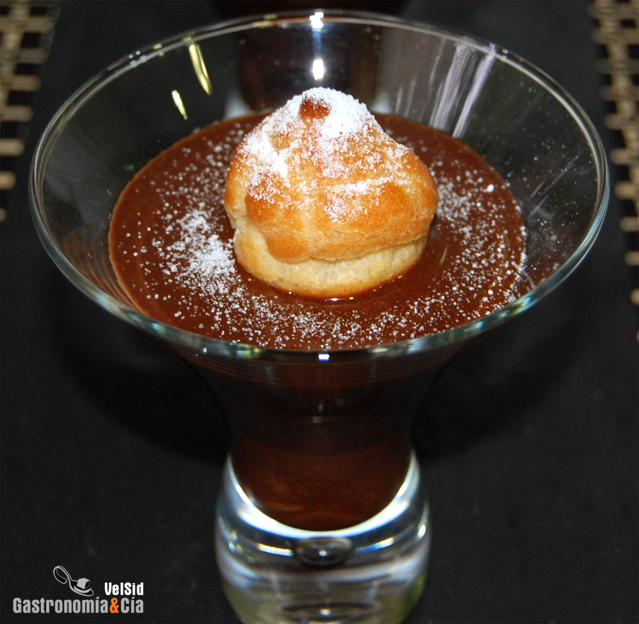 Sabayón de chocolate