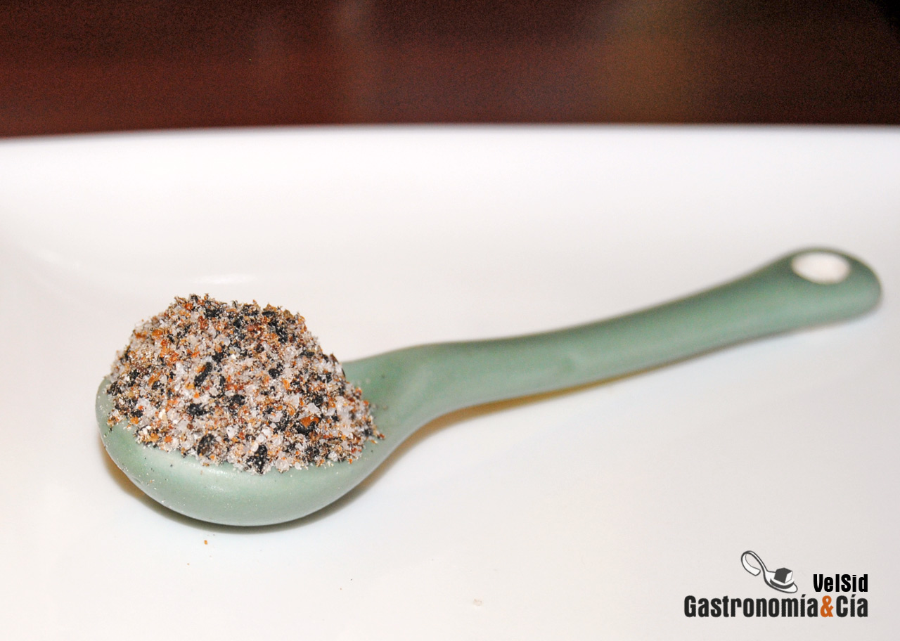 Sal de sésamo y wasabi