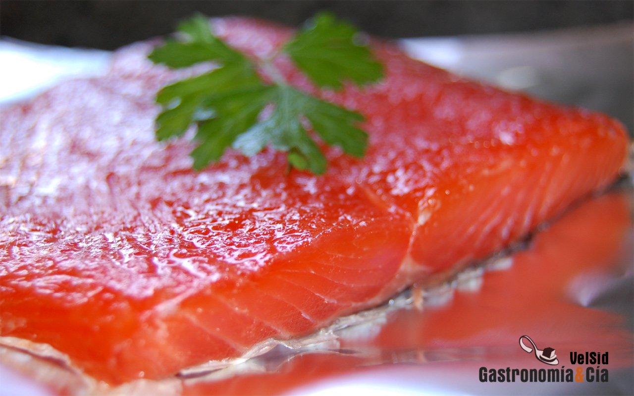 Salmón marinado básico