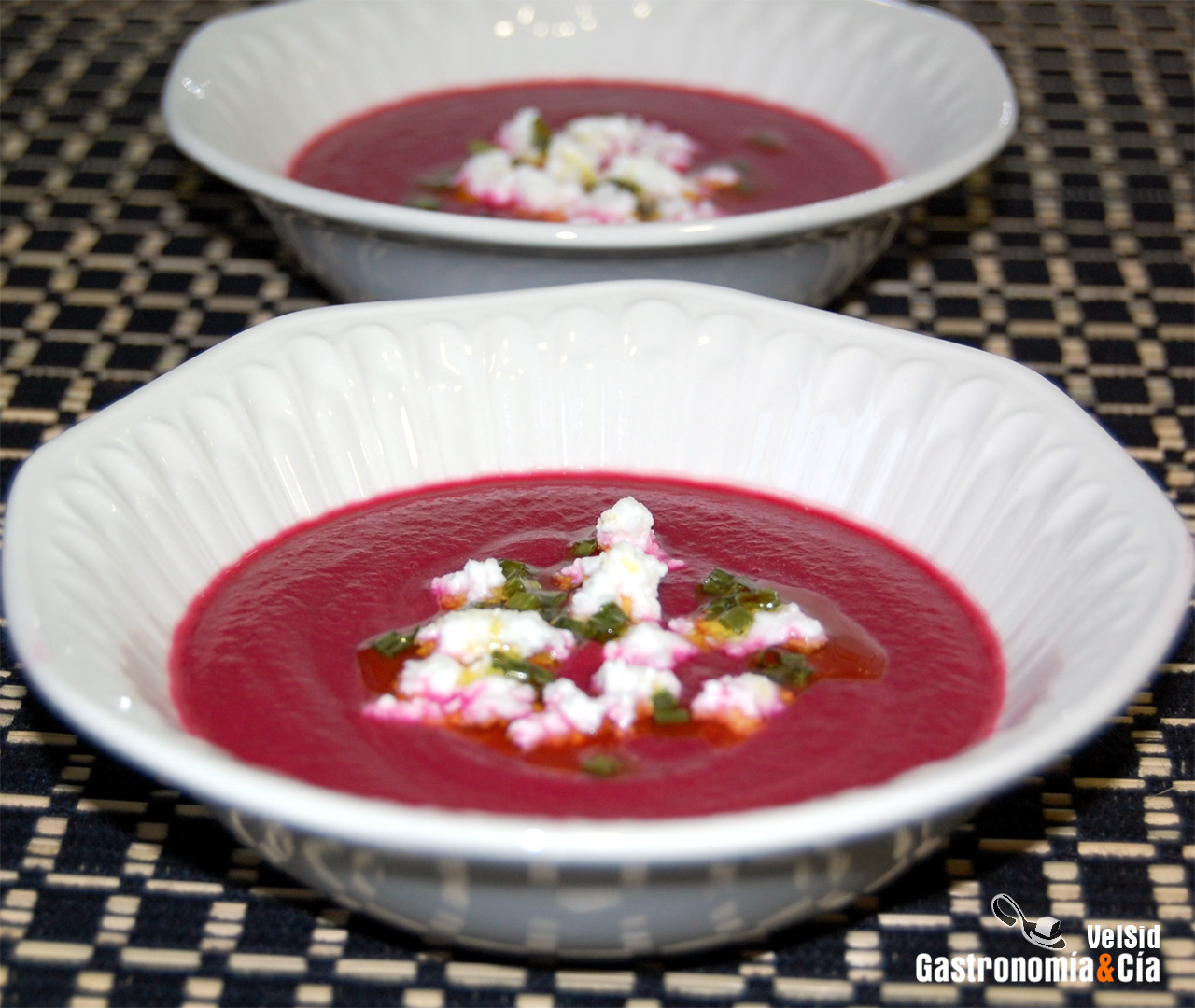 Salmorejo de remolacha