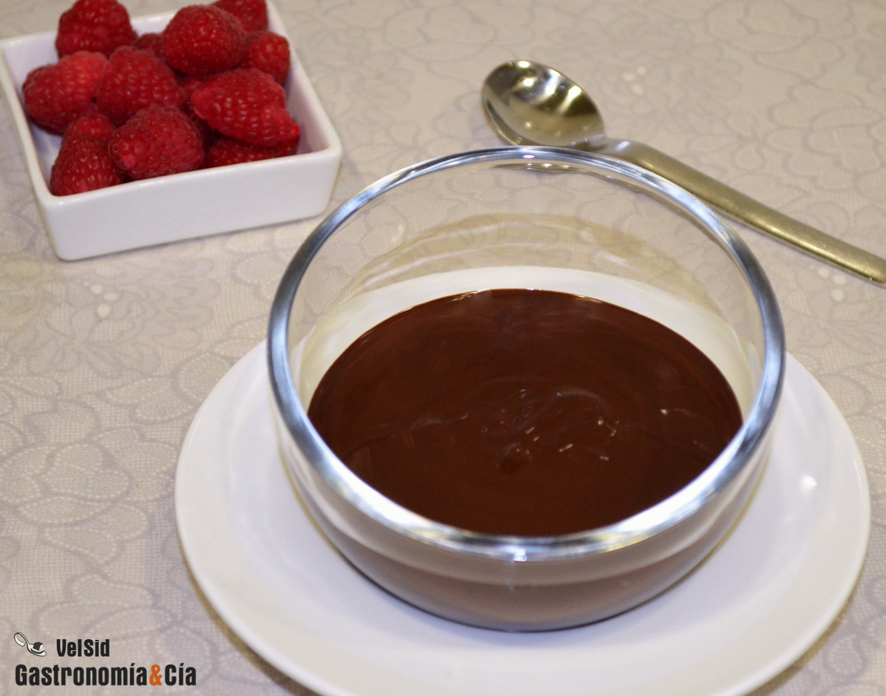 Salsa de chocolate sin grasa y sin azúcar