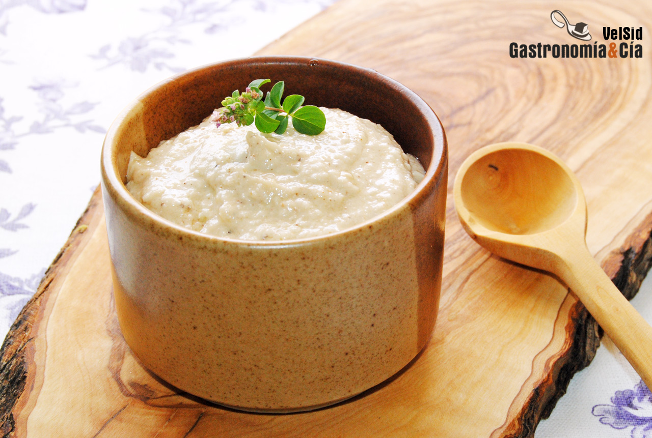 Salsa de queso parmesano y vino de Jerez