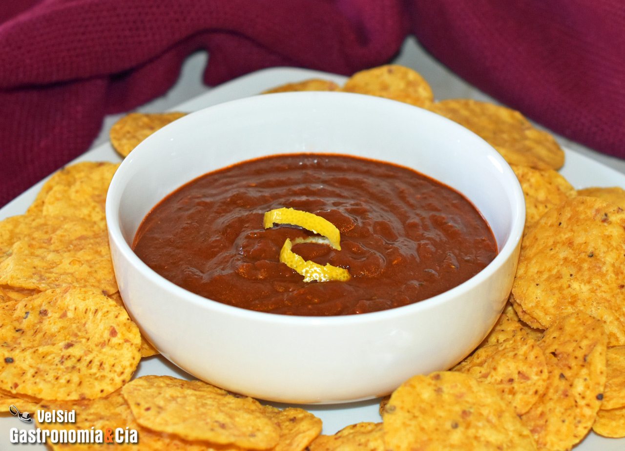 Salsa de pimientos picante