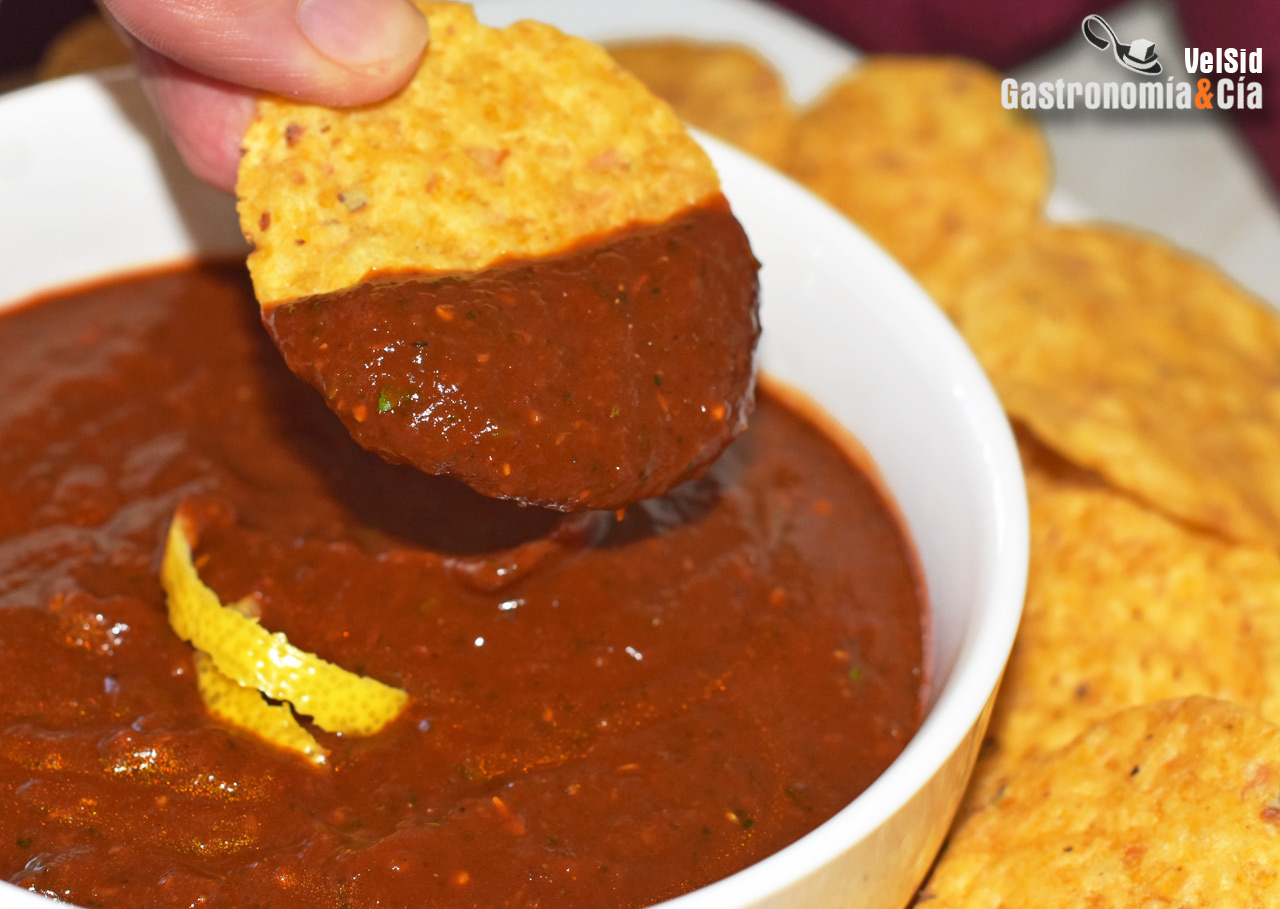 Salsa de pimientos picante