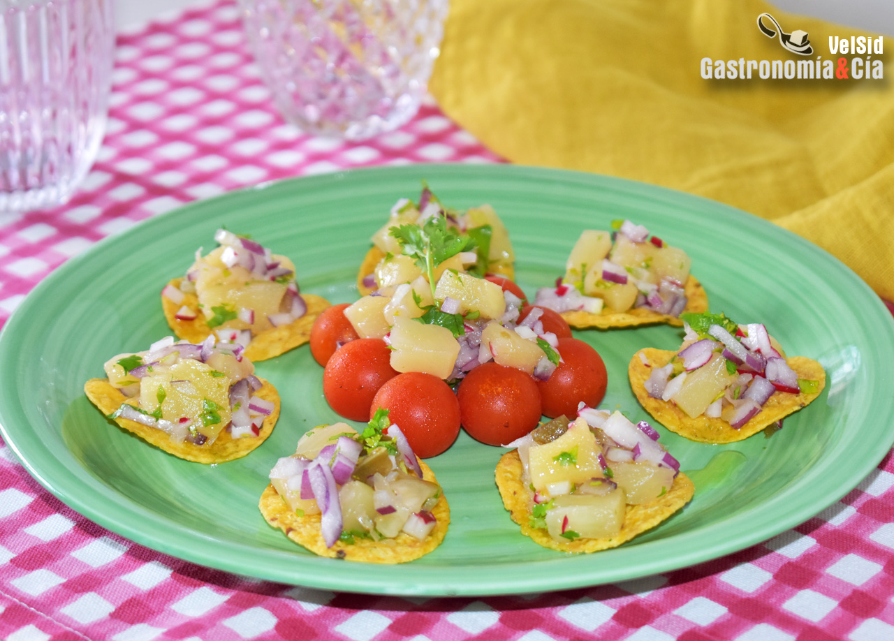 Salsa de piña y jalapeño