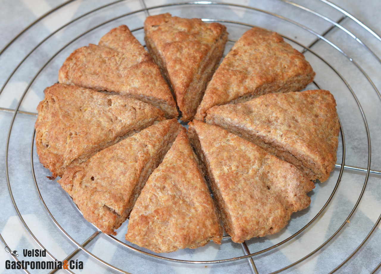 Scones dulces de limón