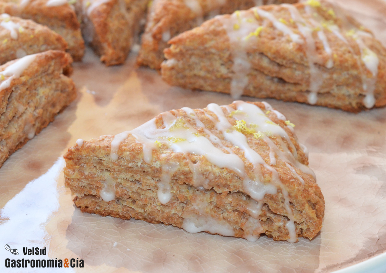 Scones dulces de limón