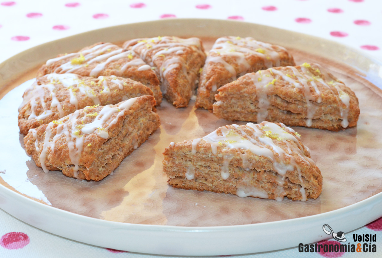 Scones dulces de limón