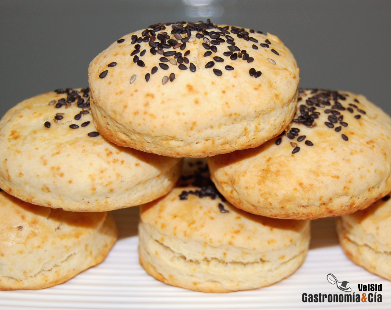 Scones con sésamo