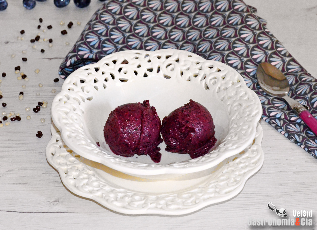 Cómo hacer un sorbete de fruta y yogur