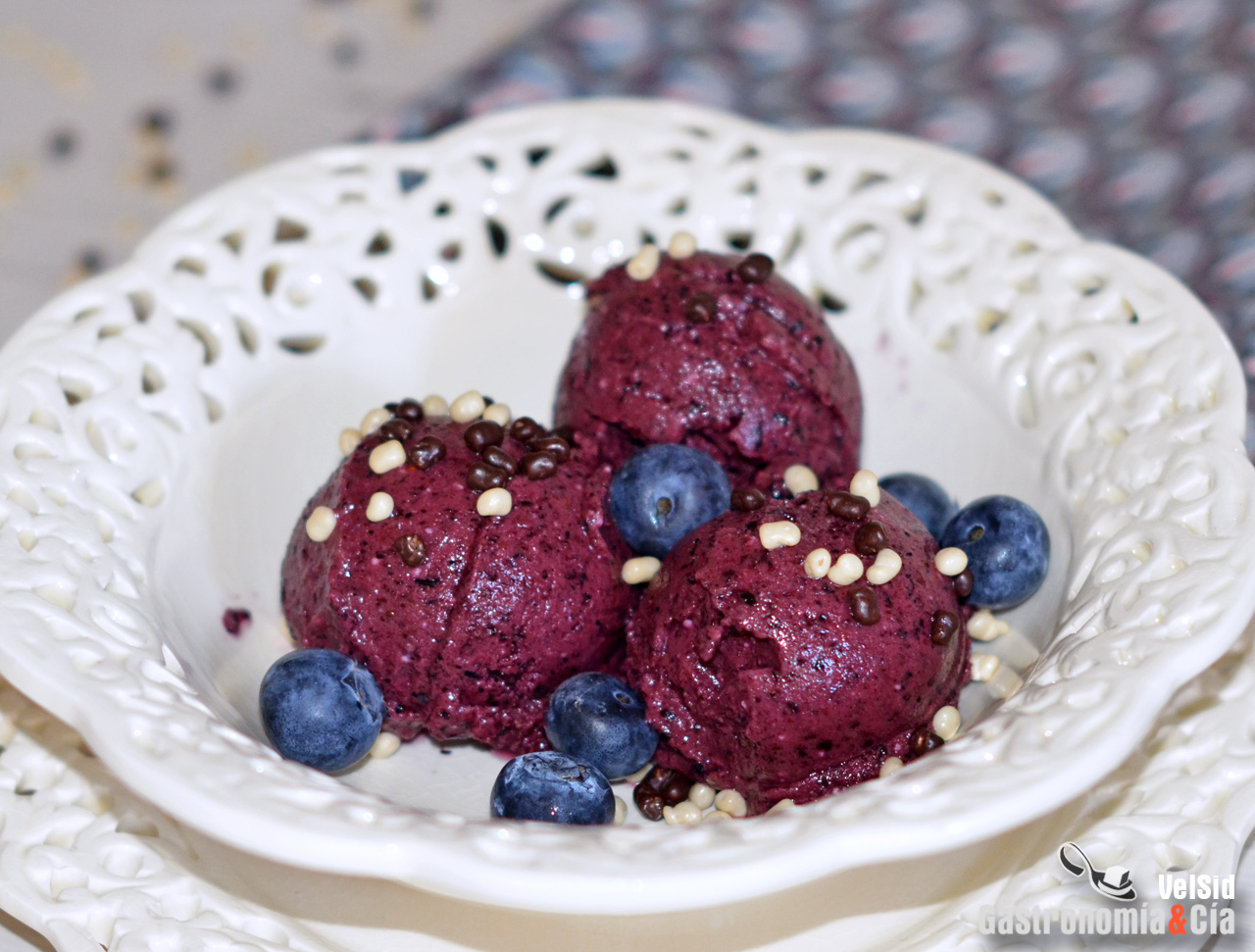 Cómo hacer un sorbete de fruta y yogur