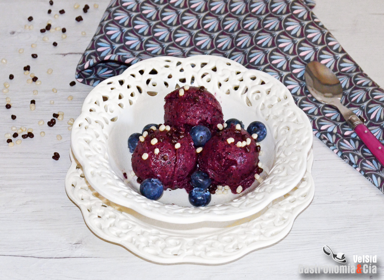 Cómo hacer un sorbete de fruta y yogur