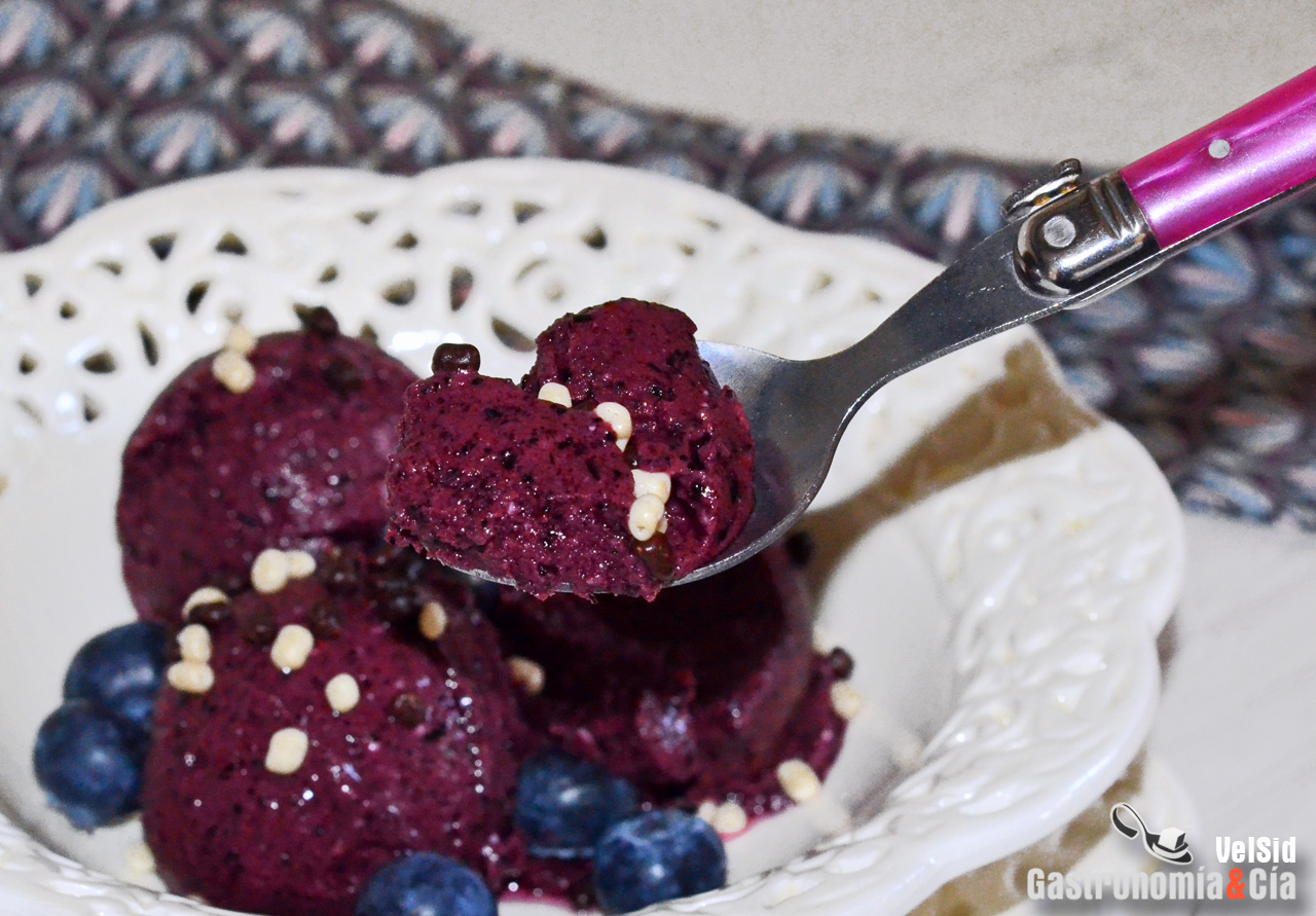 Cómo hacer un sorbete de fruta y yogur
