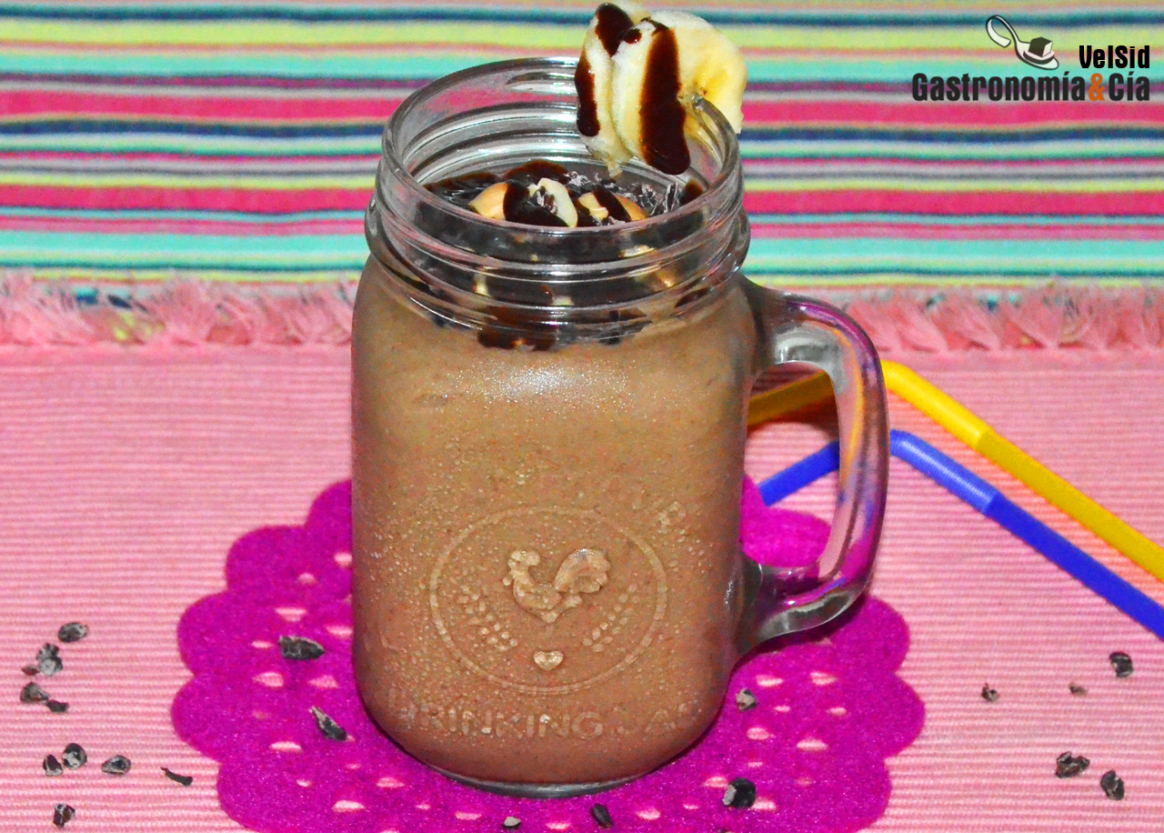 smoothie platano cacaohuete