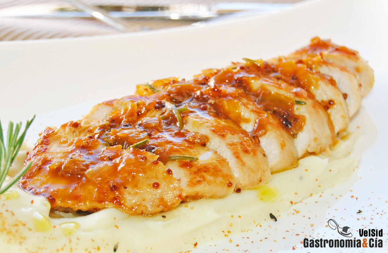 Receta de Solomillo de pavo a la naranja