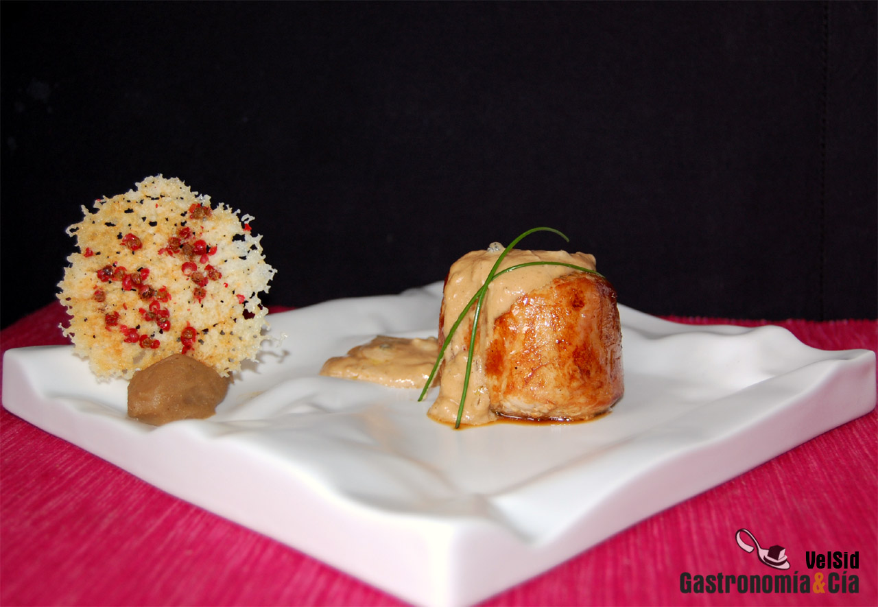 Solomillo con salsa a la pimienta