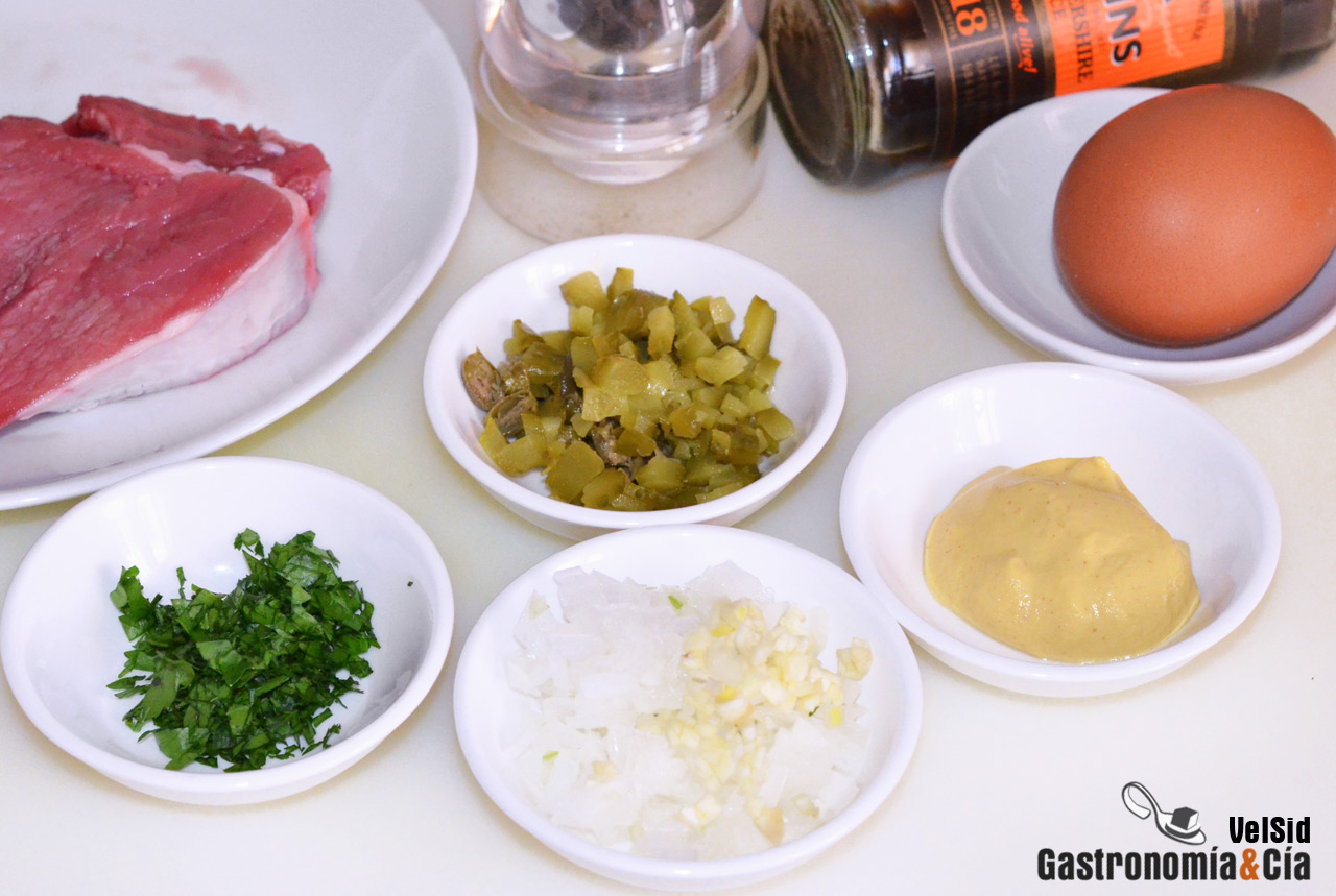 Filete o bistec tártaro