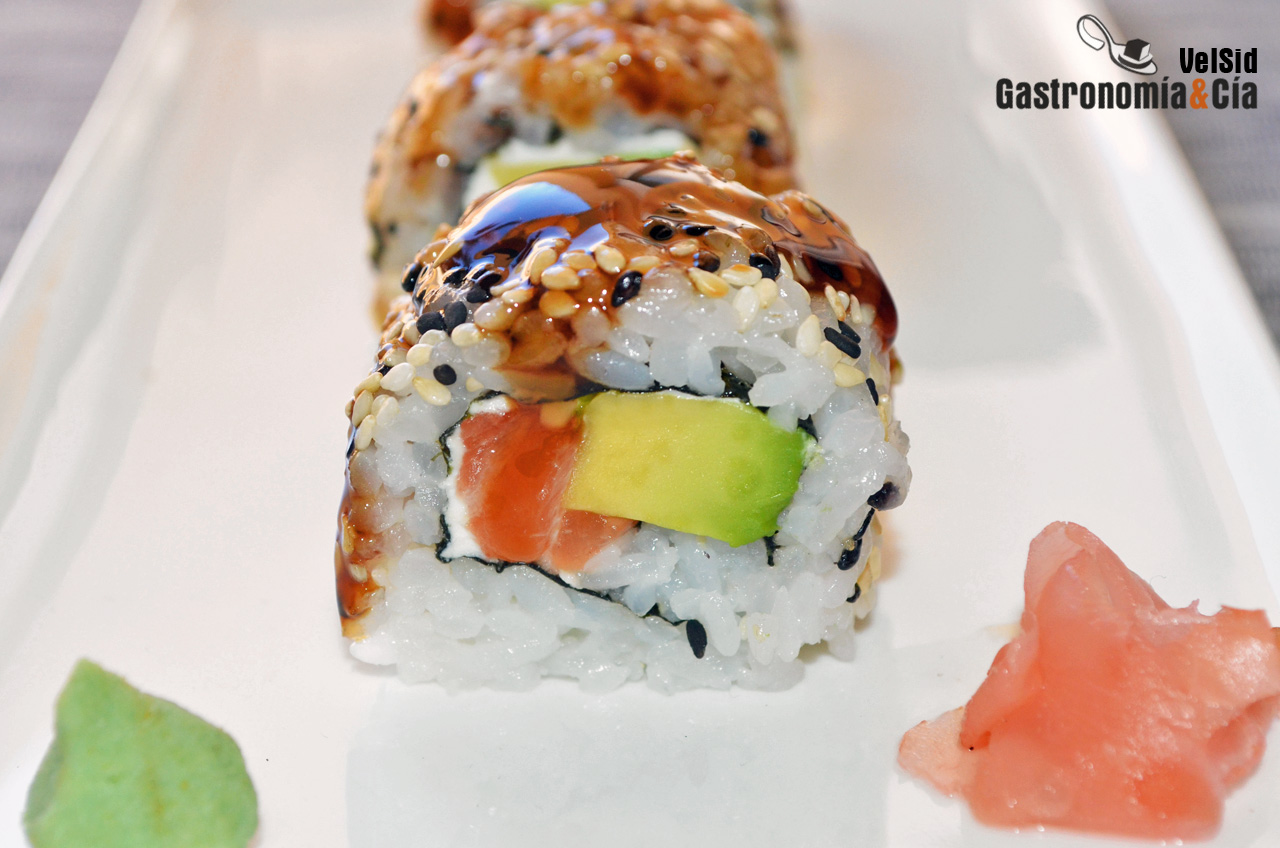 City Roll, receta de maki sushi invertido 