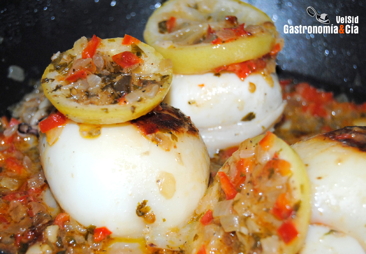 Tajine de sepia al limón
