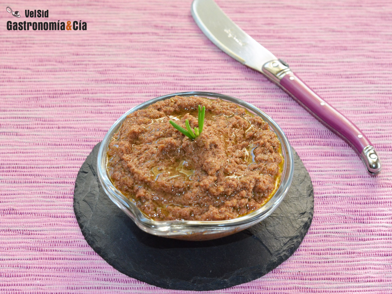 Receta de tapenade vegano