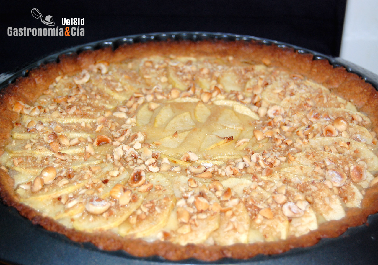 Tarta de manzana y frangipane