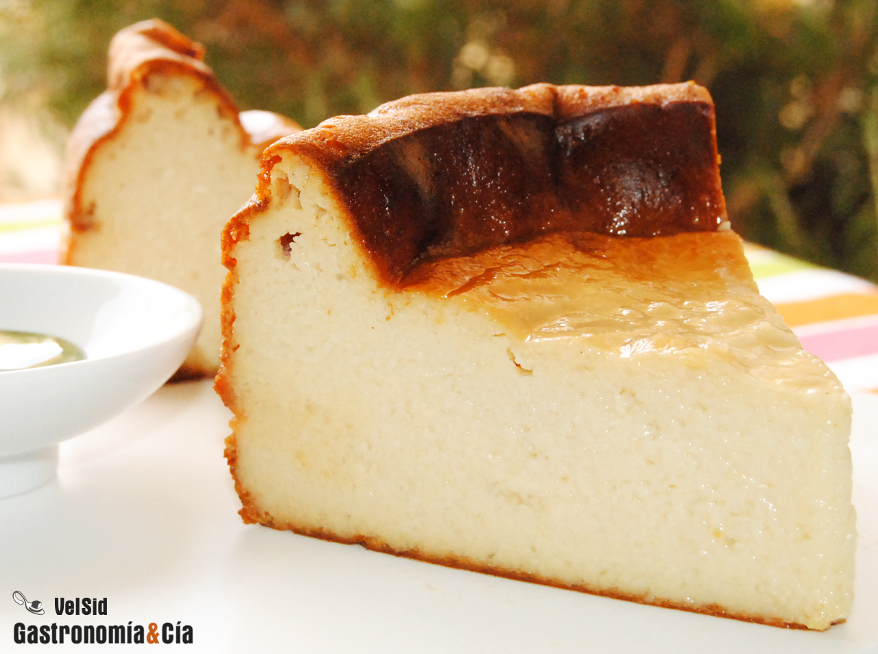 Receta de Tarta de queso fresco y chirimoya