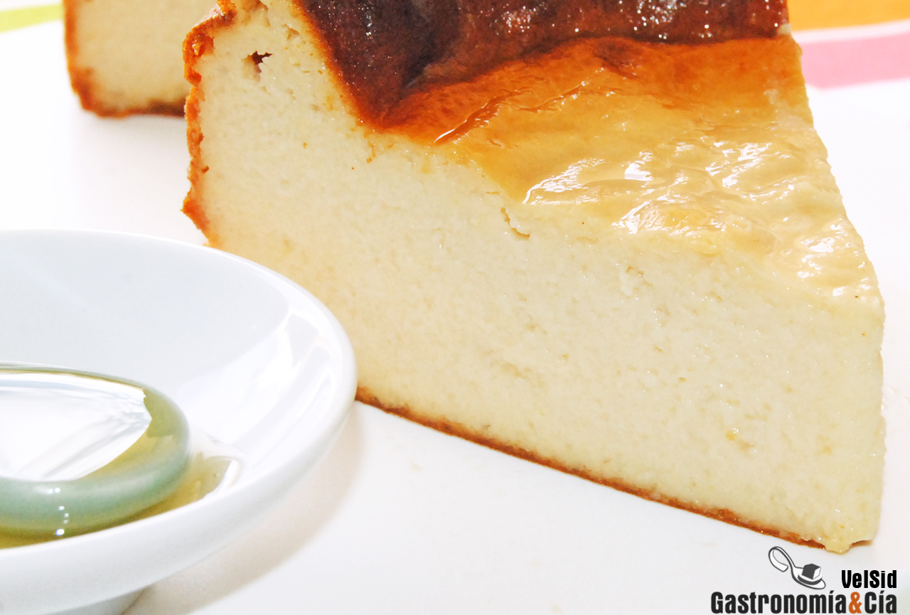 Receta de Tarta de queso fresco y chirimoya