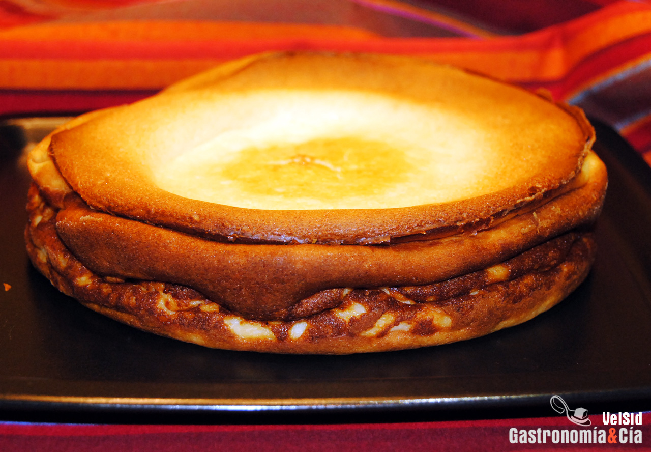 Receta de Tarta de queso (sin yema de huevo)