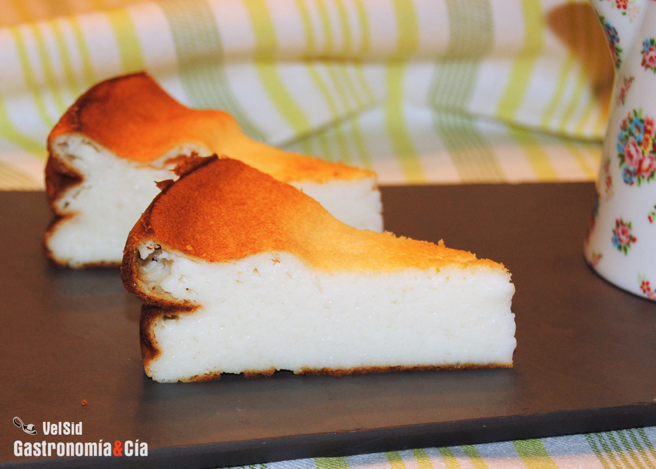 Receta de Tarta de queso (sin yema de huevo)