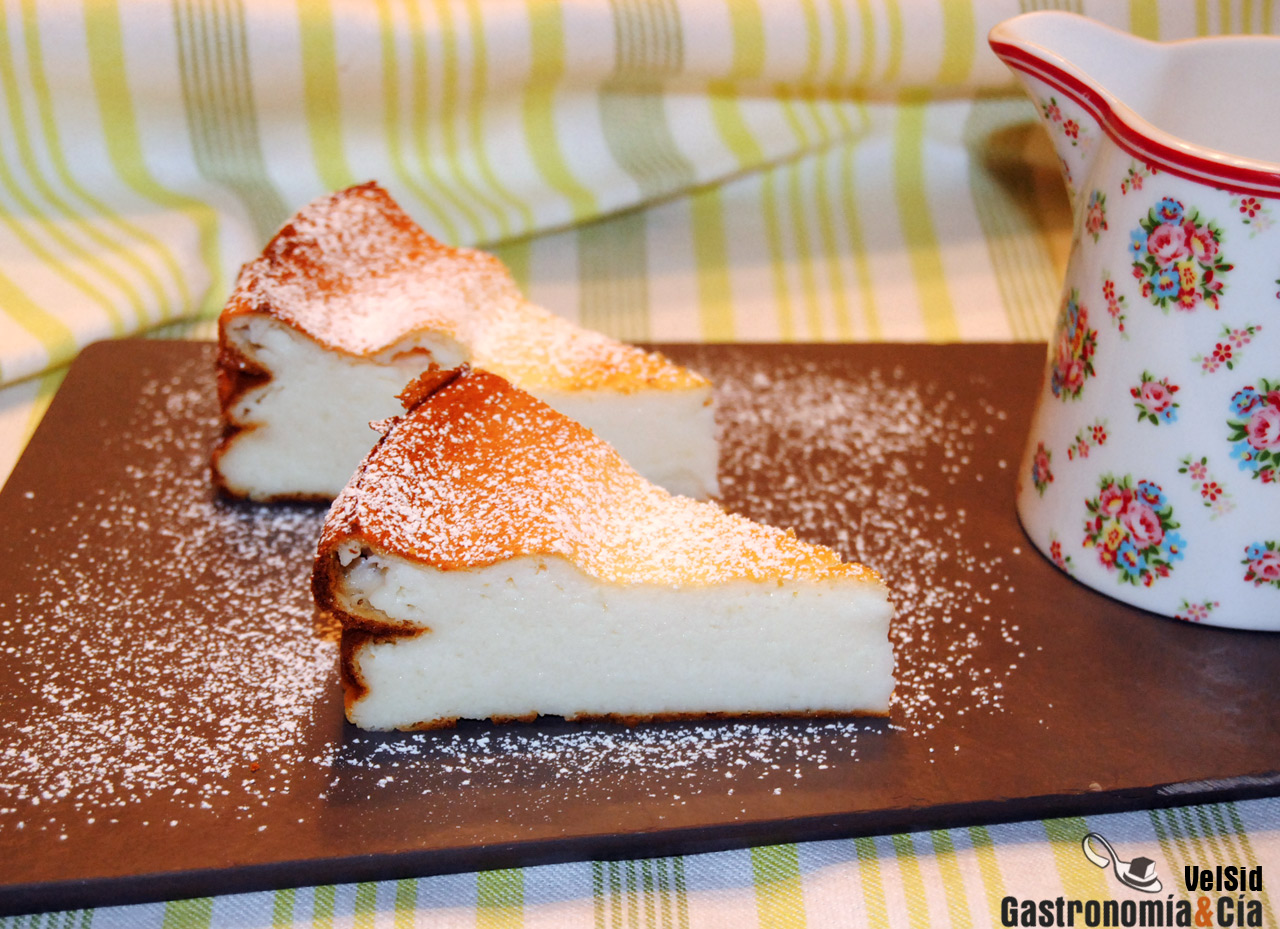 Receta de Tarta de queso (sin yema de huevo)
