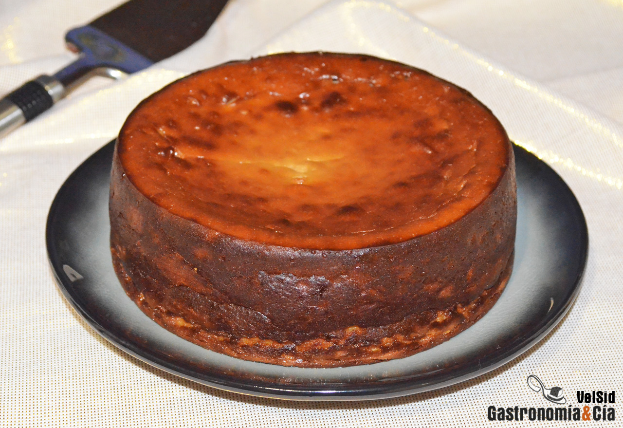 Tarta de queso y turrón de Jijona