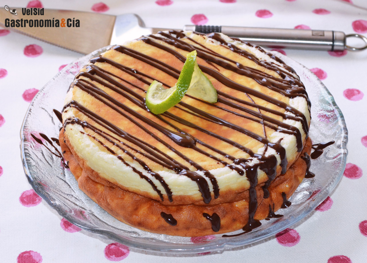 Tarta de queso ricotta con un toque cítrico