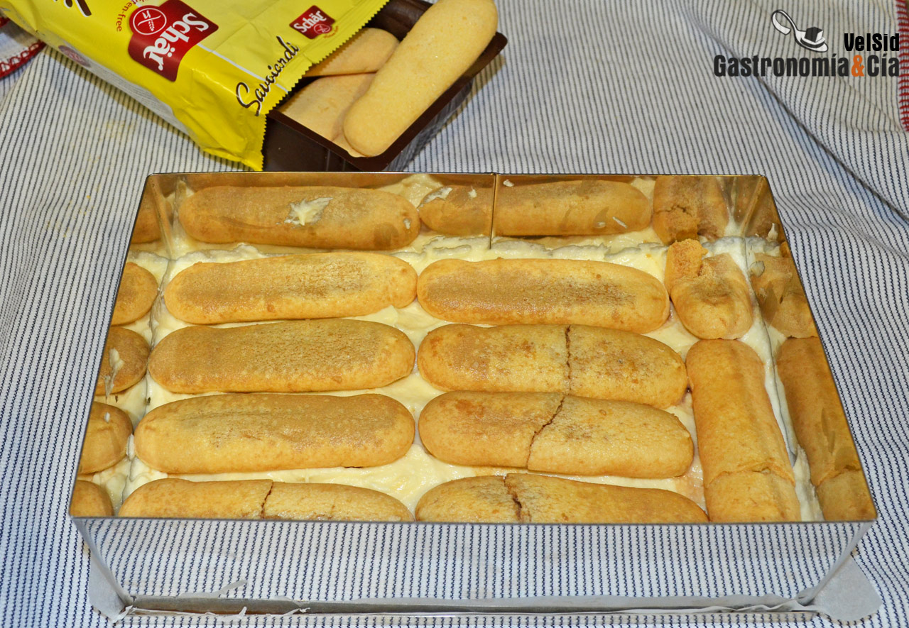 Tiramisú sin gluten. Receta casera