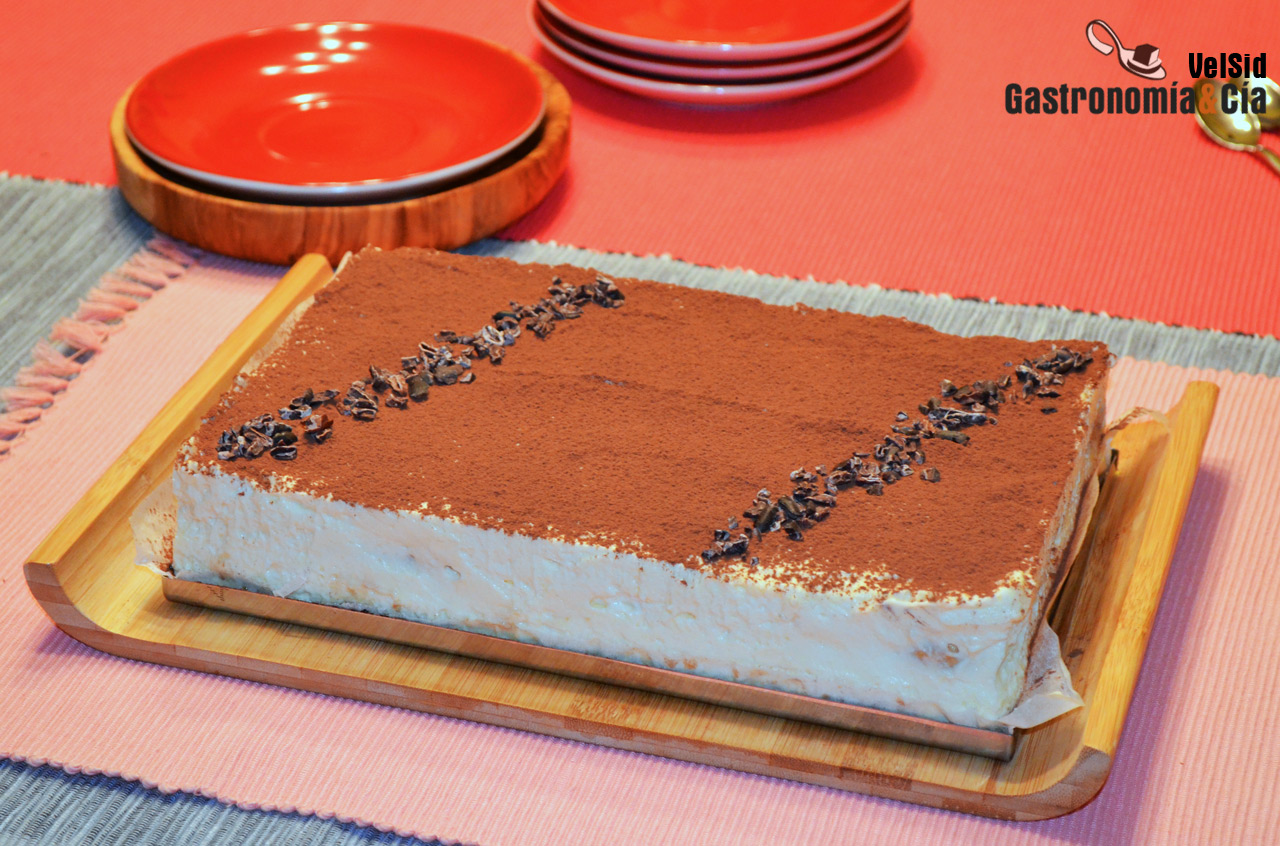 Tiramisú sin gluten. Receta casera