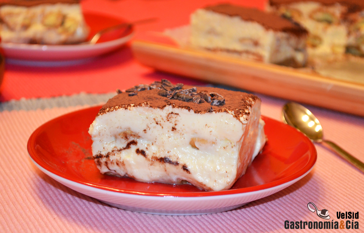 Tiramisú sin gluten. Receta casera
